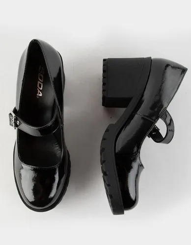 Vista 5 de Zapatos Mary Jane para mujer tacones de bloque bajo punta redonda cerrada