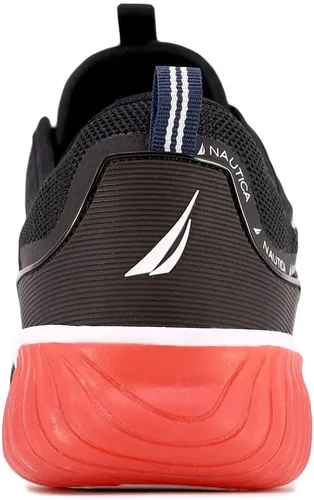 Vista 3 de Nautica Zapatillas deportivas para hombre, cómodas, informales, con cordones, a la moda, para caminar, pantalones deportivos ligeros