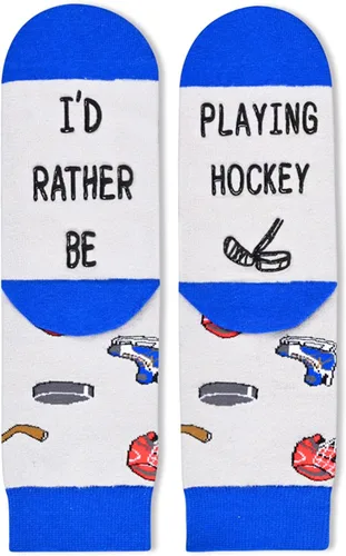 Vista 2 de HAPPYPOP Kids Soccer Socks Crazy Silly Funny Boys Girls Socks, Tween Preteen Baseball Basketball Soccer Hockey Gifts