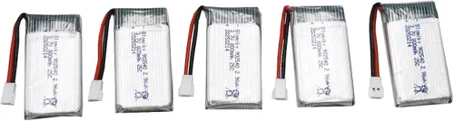Vista 6 de Blomiky Paquete de 5 baterías Li-PO 25C MX2.0 de 3.7 V 800 mAh y caja de tablero 4 en 1 para Syma X5SW X5C-1 X5 X5C X5SC H42 T5W H5C CW4 SS40 FQ36