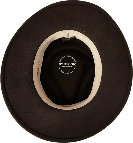 Vista 3 de Black Hawk - Sombrero de jugador de fieltro Stetson - SWBKHK