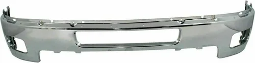 Vista 3 de Parachoques delantero + cubierta superior cromada + deflector de aire inferior + extensión texturizada de repuesto directo para Chevrolet Silverado
