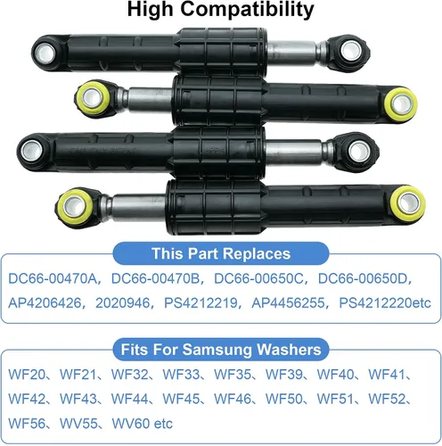 Vista 4 de Paquete de 4 amortiguadores de arandela compatibles con lavadoras Samsung AP4206426 2020946 DC66-00470A DC66-00470B DC66-00650C DC66-00650D