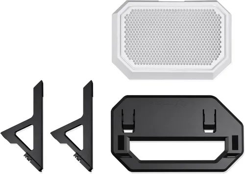 Vista 10 de Thermaltake Carcasa ATX Tower 600 negra de media torre; 3 paneles de vidrio templado; soporte de placa base de conector oculto; ranuras PCI-e