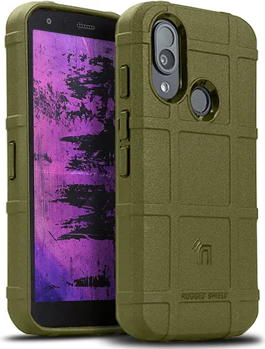 Vista 10 de Nakedcellphone Special Ops Series - Funda para teléfono CAT S62 Pro, diseño de camuflaje Protector resistente, cubierta flexible de TPU