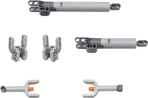 Vista 2 de Technic - Kit neumático de piezas hidráulicas, compatible con el juego de ladrillos principales, piezas de repuesto y piezas, juego de engranajes