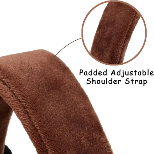 Vista 7 de KASQO - Mochila para niños y niñas mochila para niños pequeña y linda mochila de felpa suave para niños de 1 a 6 años