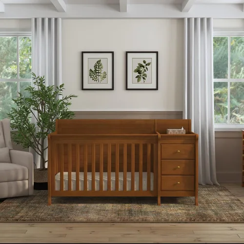 Vista 2 de Davinci Kalani - Combo de cuna convertible 4 en 1 y cambiador en color castaño