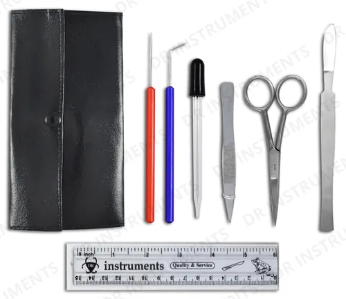 Vista 2 de Kit de disección - Estudiante Juego de disección de anatomía portátil compacto para educación secundaria, universidad, veterinaria y STEM