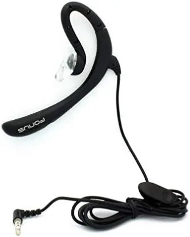 Vista 5 de Auriculares mono con cable con micrófono de 0.138 in para Moto G Power (2020), micrófono manos libres para Motorola Moto G Power (2020)