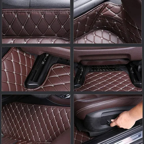 Vista 6 de Tapetes personalizados para automóvil para el 99.9% de Mercedes-Benz, todos los modos, sedán, SUV, deportes 2000-2023, cobertura completa, lindo
