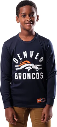 Vista 50 de Ultra Game Youth NFL - Camiseta de manga larga oficial de la NFL para jóvenes