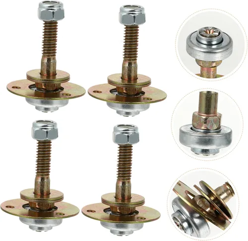 Vista 4 de DOITOOL 4 piezas de mecedora parte M8x45mm pieza de conexión para mecedora robusta práctica