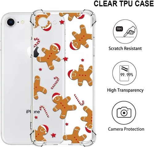 Vista 3 de Funda de hombre de jengibre lindo para iPhone 7/8/SE - TPU amortiguador suave parachoques