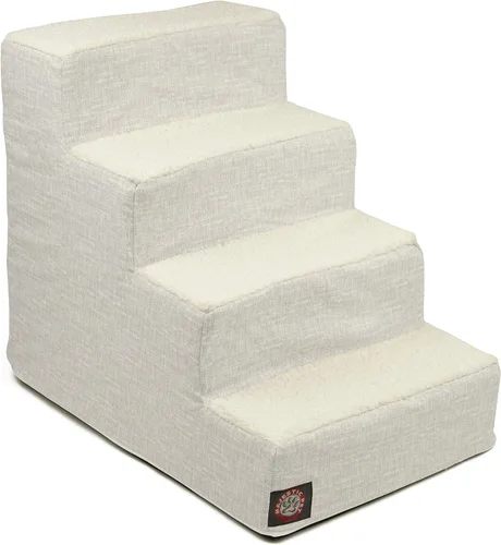 Vista 18 de Majestic Pet - Escaleras portátiles para mascotas suave escalón de espuma de sherpa escalones para perros y gatos rampa para cachorros