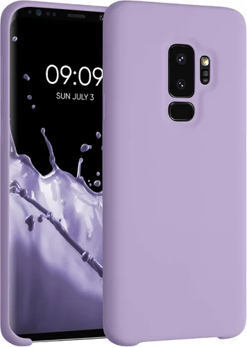 Vista 238 de kwmobile Funda compatible con Samsung Galaxy S9 - Funda de silicona TPU con acabado suave - Blue Reef