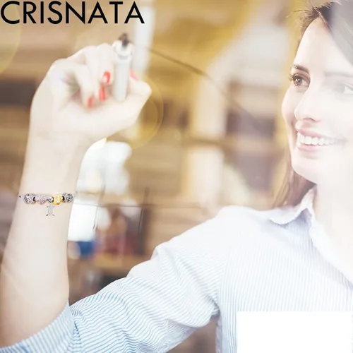 Vista 5 de CRISNATA Dijes con dije de constelación del zodiaco con circonita cúbica transparente, cuentas de horóscopo de plata de ley 925, se adapta a