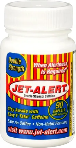 Vista 3 de Jet-Alert Cápsulas de cafeína de doble fuerza de 200 mg, 90 cápsulas, paquete de 3
