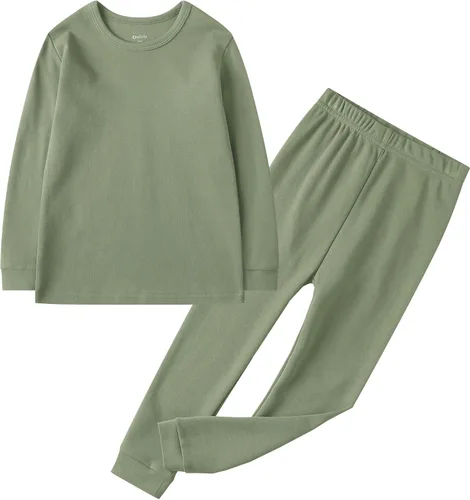 Vista 35 de Owlivia Conjunto de pijama para niños pequeños de 12 meses a 8 años Conejo A-gris