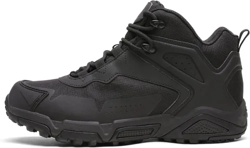 Vista 2 de NORTIV 8 Men's Waterproof Hiking Boots Military Tactical Work Boots Lightweight Mid Ankle Trekking Outdoor Combat Boots