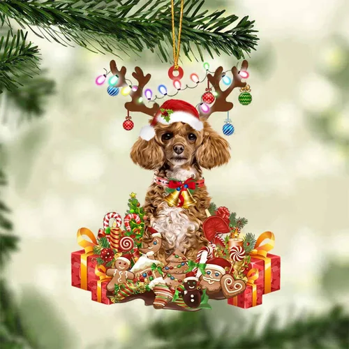 Vista 56 de Nazenti Adorno de Navidad personalizado de reno de Alaskan Malamute – Adorno de perro personalizado para amantes de las mascotas, acrílico plano