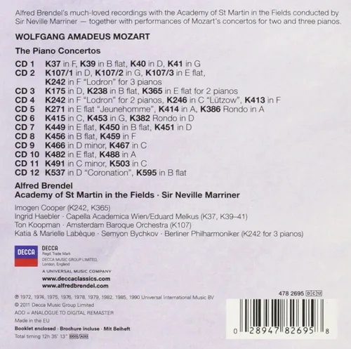 Vista 2 de Mozart Piano Concertos