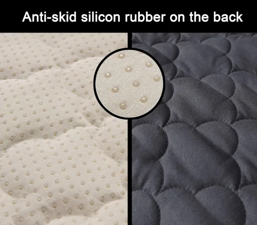 Vista 4 de CHHKON Funda de sofá 100% impermeable con bolsillos laterales, acolchada para muebles, funda protectora de muebles para niños, mascotas, para sofá