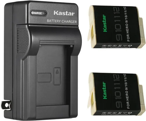 Vista 5 de Kastar Cargador de batería de pared AC para GoPro HERO12 Hero 12 Black Action, GoPro ADDBD-212 ADBAT-001 ADDBD-001 Batería