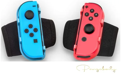 Vista 4 de Panzckerly Just Dance Wristband Strap for Switch Nintendo (2 PACK) Zumba Burn It Up Comfortable N BreathableFree the fingers,Free the hands JUST