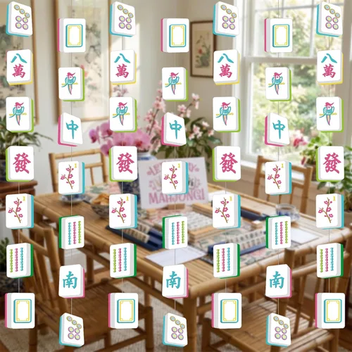 Vista 10 de Xinnun Decoraciones de Fiesta de Cerezas Pancartas Colgantes con Lazo Rosa Guirnalda Cerezas Decoraciones de Baby Shower Recortes Cintas Serpentinas