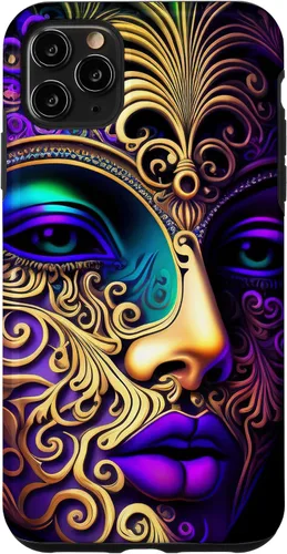 Vista 11 de Funda para disfraz de Mardi Gras psicodélico mágico para iPhone 15