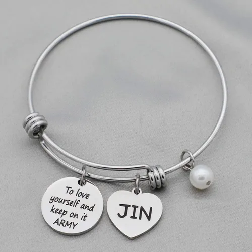 Vista 3 de G-Ahora Kpop Army Bracelet Kpop Bangtan Boys Jewelry JIMIN JK JIN RM SUGA JHOPE V Bracelet Best Gift for The Army