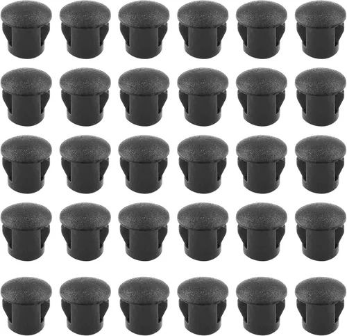 Vista 9 de 30 tapones blancos para agujeros – Tapones de plástico tipo empotrado de 1-1/4 pulgadas (1.260 in) a presión en tubo de orificio de bloqueo