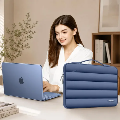 Vista 9 de MOSISO Compatible con MacBook Neo Case 13 pulgadas 2026 A3404 A18 Pro Chip Índigo