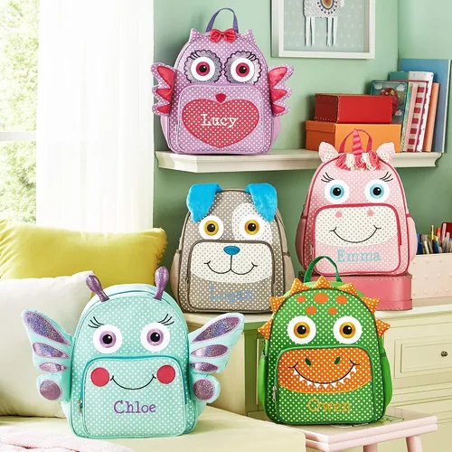 Vista 4 de Let's Make Memories Mochilas personalizadas Little Critter - Para niños, Gris, Perro