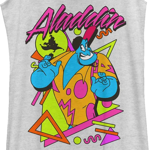 Vista 2 de Disney Camiseta sin mangas Princess Ala Genie Tri-Blend Racerback para mujer
