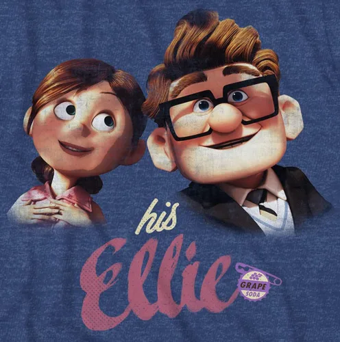 Vista 4 de Disney Camiseta para parejas Up Her Carl His Ellie