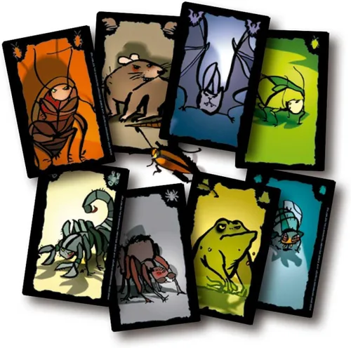 Vista 5 de Devir - Juego de cartas de póquer de cucarachas, juego de fiesta de fanfarrones y deducción social, juego de cartas familiar rápido por Jacques