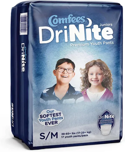 Vista 3 de Comfees DriNite - Pantalones juveniles pequeños, medianos, 68