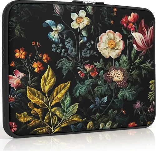 Vista 14 de iCasso - Funda para MacBook Air de 13 a 13.6 pulgadas, M5-M1, color marrón Rompecabezas marrón