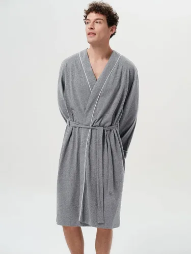 Vista 5 de SIORO Men's Cotton Robe Lightweight, Soft Kimono Knee Length Bathrobes for Spa and House, M-XXL