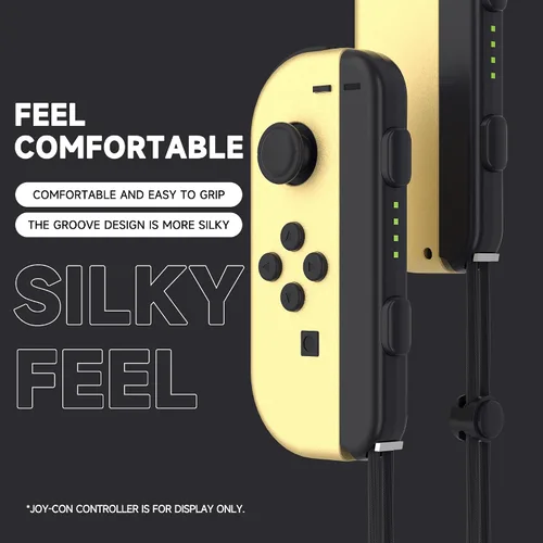 Vista 5 de Joycon Wrist Straps for Switch, Replacement for Joy Con Strap 4 Pack, Adjustable Switch Joycon Wrist Strap 2 Pair (Black and White)