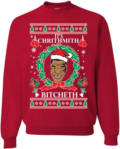 Vista 36 de Merry Chrithmith Ugly Christmas Sweater Unisex Crewneck Graphic Sweatshirt Negro Bitcheth