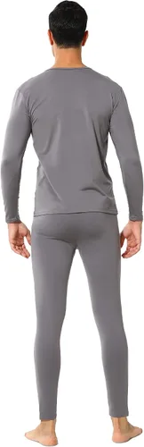 Vista 3 de ViCherub Thermal Underwear for Men Fleece Lined Long Johns Thermals Top and Bottom Set Base Layer for Cold Weather