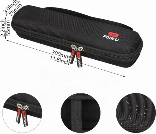 Vista 4 de FBLFOBELI Estuche rígido EVA para escáner portátil Epson Workforce ES-50 ES Negro