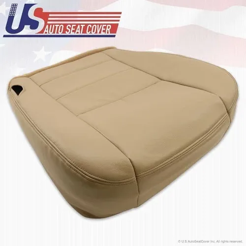 Vista 6 de 2002-2007 para Ford F250 F350 Lariat Driver Bottom Funda de asiento de cuero Pergamino TAN