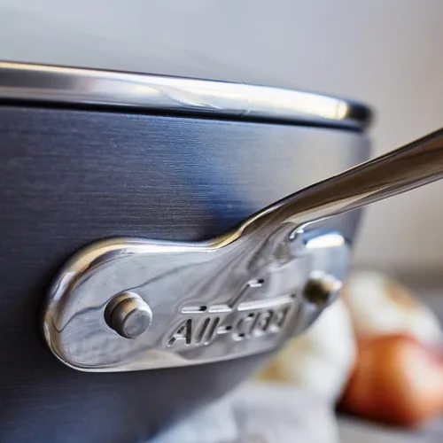 Vista 5 de Sartén para cocineros / sartén para Wok All-Clad E7859464 HA1, libre de PFOA, seguro, para lavaplatos, antiadherente, anodizada
