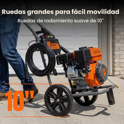 Vista 4 de NOVUS Gas Pressure Washer 3500 PSI 2.6 GPM, 212cc Gas Engine Power Washer