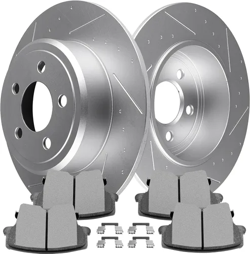 Vista 25 de SCITOO Kit de freno delantero Rotores de freno delantero y pastillas de freno de cerámica para Acura RSX 2003-2006