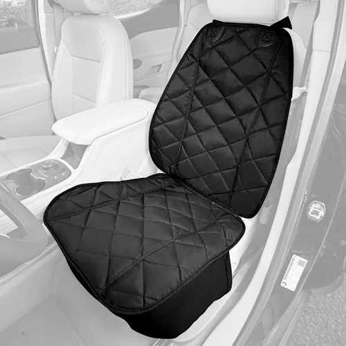 Vista 2 de 4Knines Fundas de Asiento de Coche para Perros – Protector Duradero para Asiento de Capitán y Asiento Delantero para Perros, Funda de Asiento